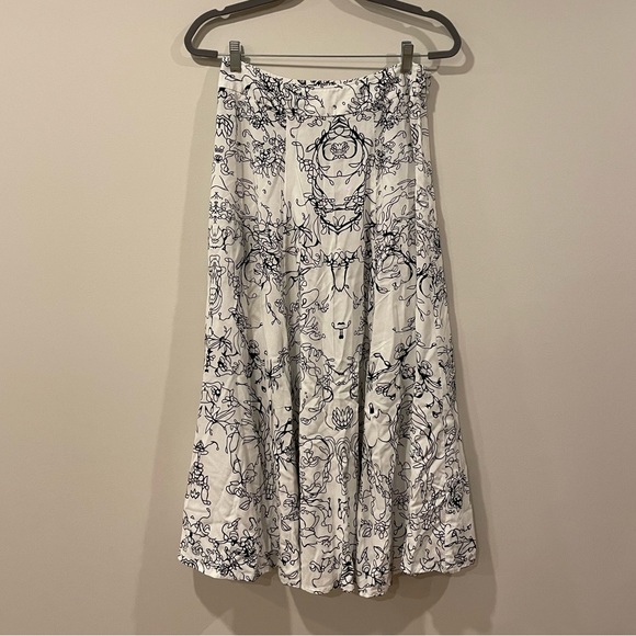 Soft Surroundings Maxi Skirt Abstract Modern Contemporary Women’s size Small - Picture 2 of 7